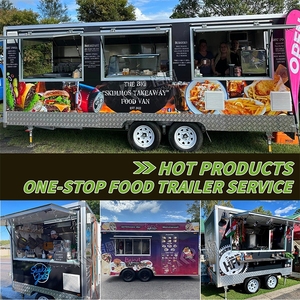 2025 Stainless Steel Food Trailer Large Food Truck With Full Kitchen Foodtruck Commercial Outdoor Food Cart - Product Image 4