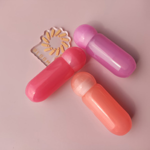 Tùy Chỉnh Nhựa Vòng Dễ Thương 5Ml K-Vẻ Đẹp Phát Sáng Tint Rỗng Lớn Bàn Chải Lip Gloss Lip Dầu Vít Cap Ống Mỹ Phẩm Bao Bì - Product Image 2