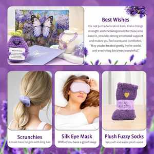 Juego de Regalos de Spa de Lavanda de Lujo 2024 para Mujer, Regalos Personalizados Únicos para Cumpleaños, Navidad, Día de San Valentín para Ella - Product Image 5