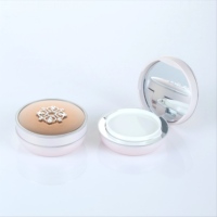Boîte à poudre coussin d'air personnalisée de haute qualité, conteneur pour crème BB/CC, emballage cosmétique en plastique avec miroir, couleur nude, prix