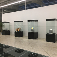 Vitrines de présentation de bijoux et minéraux de grande taille du Musée des Gemmes ZhongYi, présentoirs en bois pour pierres précieuses, armoires d'exposition de pierres précieuses