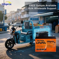 Batterie au lithium pour scooter 36V100AH 3.6KWh, lithium fer phosphate de qualité supérieure, conception durable, remplacement direct pour fauteuil roulant électrique
