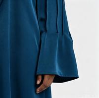 Vêtements islamiques traditionnels, robe de prière modeste pour femmes musulmanes, abaya en satin, khimar, ensemble 2 pièces, robe de prière pour Ramadan, Eid, Dubaï