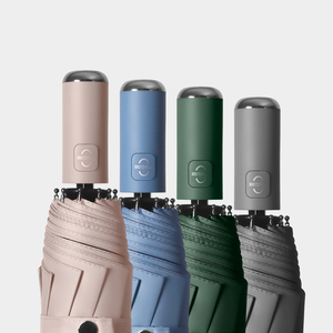 Mini parapluie de golf 8k à trois volets de style design moderne, coupe-vent entièrement automatique, crème solaire, étanche à la pluie, indispensable pour les voyages - Product Image 2