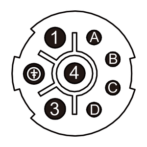 Marvtech Vỏ Kim Loại Lá Chắn Nam Không Thấm Nước Tín Hiệu Điện Động Cơ Servo Trường Thẳng Wirable M23 Nối - Product Image 6