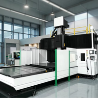 Centre d'usinage CNC à portique GMF4028R avec broche carrée, machine de découpe de métal à haute rigidité