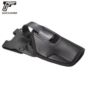 Pistool En Bloem Universeel Lederen Iii-Holster Met Peddelbevestiging Past Op 2.25Inch Riem Rechterhand - Product Image 3