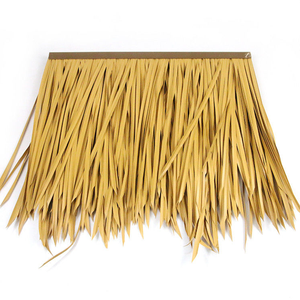 Toiture en chaume artificielle moderne en matériau de <span class=keywords><strong>roseau</strong></span>, résistante, simulant le chaume, écologique, décorative, fabriquée en usine - Product Image 1