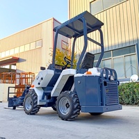 Gratis pengiriman telepandler teleskopik Loader multi-fungsi lampiran kompak selip selip Steer Loader dengan mesin Diesel