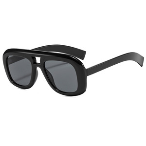 Lunettes de soleil rectangulaires pour femmes, monture complète, UV400, protection solaire tendance 3573 - Product Image 1