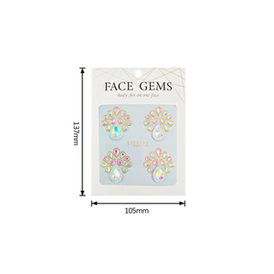 Autocollants de <span class=keywords><strong>tatouage</strong></span> en cristal pour le visage, autocollants de pierres précieuses auto-adhésifs pour le front, autocollants de maquillage en <span class=keywords><strong>diamant</strong></span> pour le visage pour femmes, pour festivals et soirées - Product Image 2