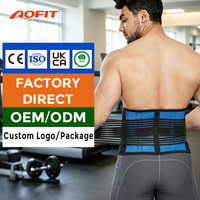 Ceinture de soutien lombaire élastique et respirante Aofit en néoprène pour le sport, soulagement de la douleur, perte de poids, entraîneur de silhouette
