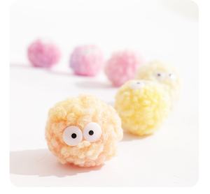 All'ingrosso eco-friendly gatto masticare giocattolo uovo filato di auto-intrattenimento bastone campana snack Polygonum presa in giro forniture di peluche borsa - Product Image 2