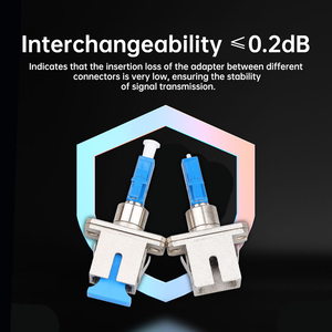 New LC/UPC để SC/UPC sợi quang <span class=keywords><strong>Adapter</strong></span> Nam để nữ tín hiệu cô lập thiết bị - Product Image 3