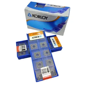 Korloys 100% 韓国オリジナルSNMG120408-HA PC9030旋盤インサートフルシリーズ外部旋削工具、CVDコーティング付き
