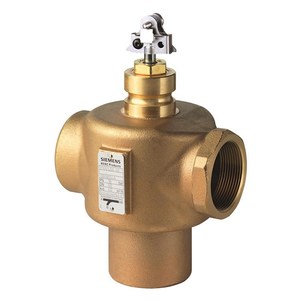 Válvula de Control de Tres Vías Siemens de 25 mm y 40 mm para Regulación de Flujo de Agua, Uso en HVAC - Product Image 3