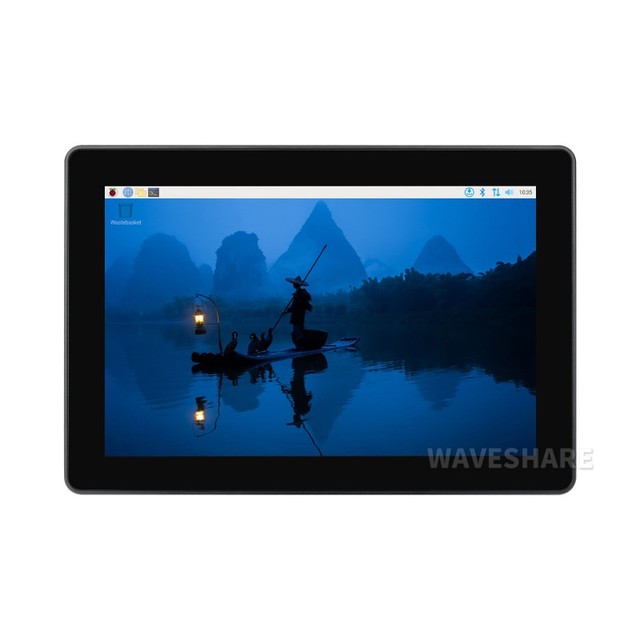 All-in-one Touch Display for Raspberry Pi, Options  10.1inch, Supports Dual 4K  Output, 10-point Touch,  Aluminum Alloy Case