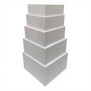 ชุดกล่องอะคริลิคสี<span class=keywords><strong>ครีม</strong></span>ขาวทรงสี่เหลี่ยมผืนผ้า 5 ชิ้น สำหรับติดผนัง ใช้เก็บลูกกอล์ฟและของสะสม - Product Image 1