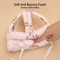 Gorro de Protección para la Cabeza de Bebé, Material de Algodón Puro, Suave al Tacto, Anti-Caídas, para Bebés que Aprenden a Caminar, Artículo Popular