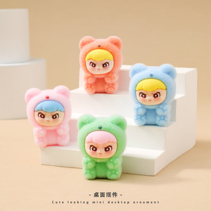 Mignon DIY Accessoires Plucked Little Bear <span class=keywords><strong>Dora</strong></span> Big Cousin <span class=keywords><strong>Doll</strong></span> Trendy Play Décorations de bureau Petits Ornements - Product Image 5