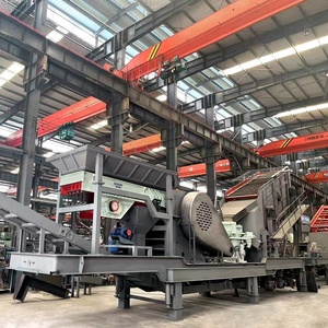 50-300tph bốn-kết hợp máy nghiền đá di động với hàm Máy Nghiền tác động rung màn hình cho đá vôi thạch cao quartzit quặng - Product Image 5