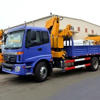 Ascenseur de voiture de grue monté sur camion de 5 tonnes SQ5ZK2Q avec le grand état à vendre en stock prêt à expédier