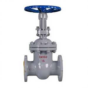 Vanne à opercule à bride Jinwei WCB MZ-25 DN100 avec joint souple, tige dissimulée/exposée, commande manuelle, pour pompe à eau haute température MZ-25 haute température - Product Image 2