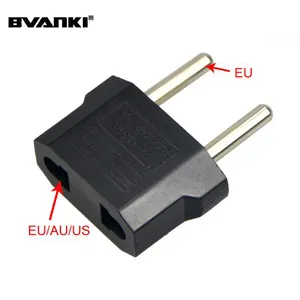 Adaptor perjalanan dunia Gadget Universal soket 250V steker Amerika Serikat Australia ke EU