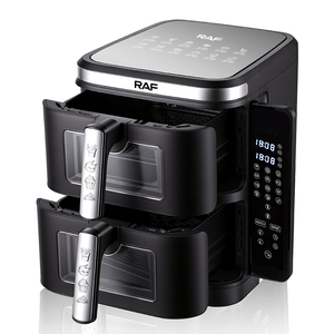 RAF 2800W Air Fryer Dual Basket 5.5L Plus Capacity With 360 Circulation for Oil Reduced Cooking Digital Air Fryer Smart Air - Product Image 4