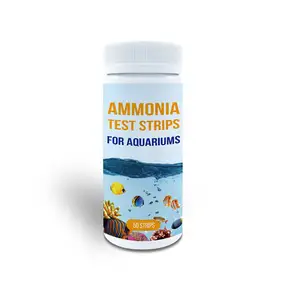 Bandelettes de test OEM pour aquarium, aquaculture, ammoniac, azote, eau