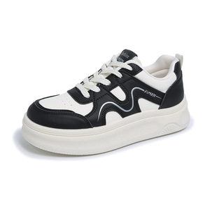 Zapatillas Blancas para Mujer, Zapatos Deportivos Casuales con Aumento de Altura - Product Image 2