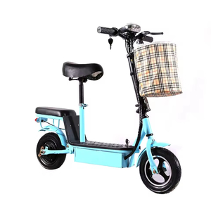 Trottinette électrique pliable de haute qualité pour adultes, moteur 250W, avec siège arrière, facile à plier pour un voyage pratique - Product Image 4