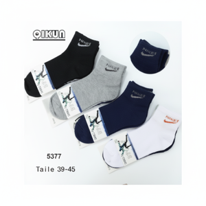 ODM da uomo calzini sportivi sportivi da uomo in poliestere bianco 10 stili per scatola stampa digitale con Logo termico in basso per regali - Product Image 1