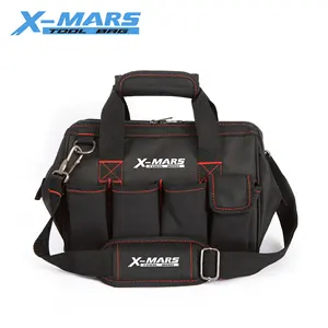 X-mars Amazon, Лидер продаж, вместительная сумка для инструментов из полиэстера, 12 дюймов, с регулируемым плечевым ремнем