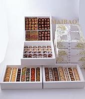Boîtes d'emballage en carton de luxe pour chocolats, bonbons, truffes, avec logo personnalisé imprimé en gros