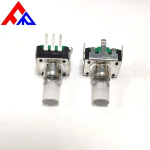 ตัวเข้ารหัสแบบหมุน EC12 รุ่นล่าสุด 12/18/24 พัลส์ แบบฉนวนแกนโปร่งใส พร้อมปุ่มกด - Product Image 6