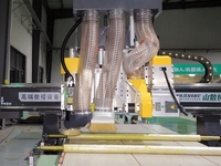 Máquina Fresadora CNC para Madera Multifunción de 9KW ATC con Cambiador Automático de Herramientas de 3 Ejes, Motor, Engranaje, Syntec, NC Studio, Mach3