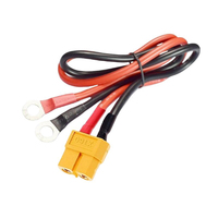 Câble LanLin en plastique durable XT60 mâle vers O-Terminal et femelle vers O-Terminal avec garantie d'un an