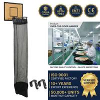 Panier de basket en bois pour enfants, à suspendre à la porte, organisateur de jouets pour chambre d'enfant, avec logo personnalisé, OEM ODM ASTM EN71