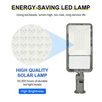 KCD 1500 Watt 2000w Lampe solaire de rue LED intelligente à haut lumen pour extérieur, alimentée par cellule, 200 watts, avec capteur de mouvement