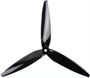 2 cái gemfan 10x5x3 1050 10-inch sợi thủy tinh Nylon cánh quạt <span class=keywords><strong>3</strong></span> lưỡi thủy tinh màu đen Nylon RC FPV drone tầm xa đài phát thanh phụ kiện - Product Image 2