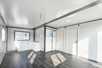 Maisons préfabriquées de luxe en Australie, 20 pieds et 40 pieds, maison conteneur extensible, villa préfabriquée compacte à vendre avec salle de bain