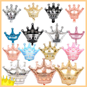 Globo de Aluminio con Forma de Corona Plateada, Dorada, Rosa, Diamante, Globo de Aluminio con Forma de Corona de Princesa, Decoración para Fiestas de Boda - Product Image 2
