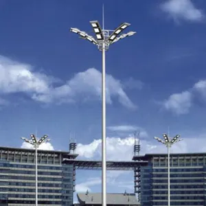 투광 조명이있는 높은 발광 효율 15m-40m 높은 마스트 폴 라이트