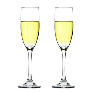 Zibo-vajilla decorativa de fábrica, copas de champán de vidrio, 6oz, 180m de largo - Product Image 1