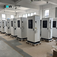 Stasiun Pengisian Daya EV Cepat Tipe Split CCS GBT 60kW 240kW 120kW, Charger EV DC Cepat Komersial Publik untuk Tempat Parkir