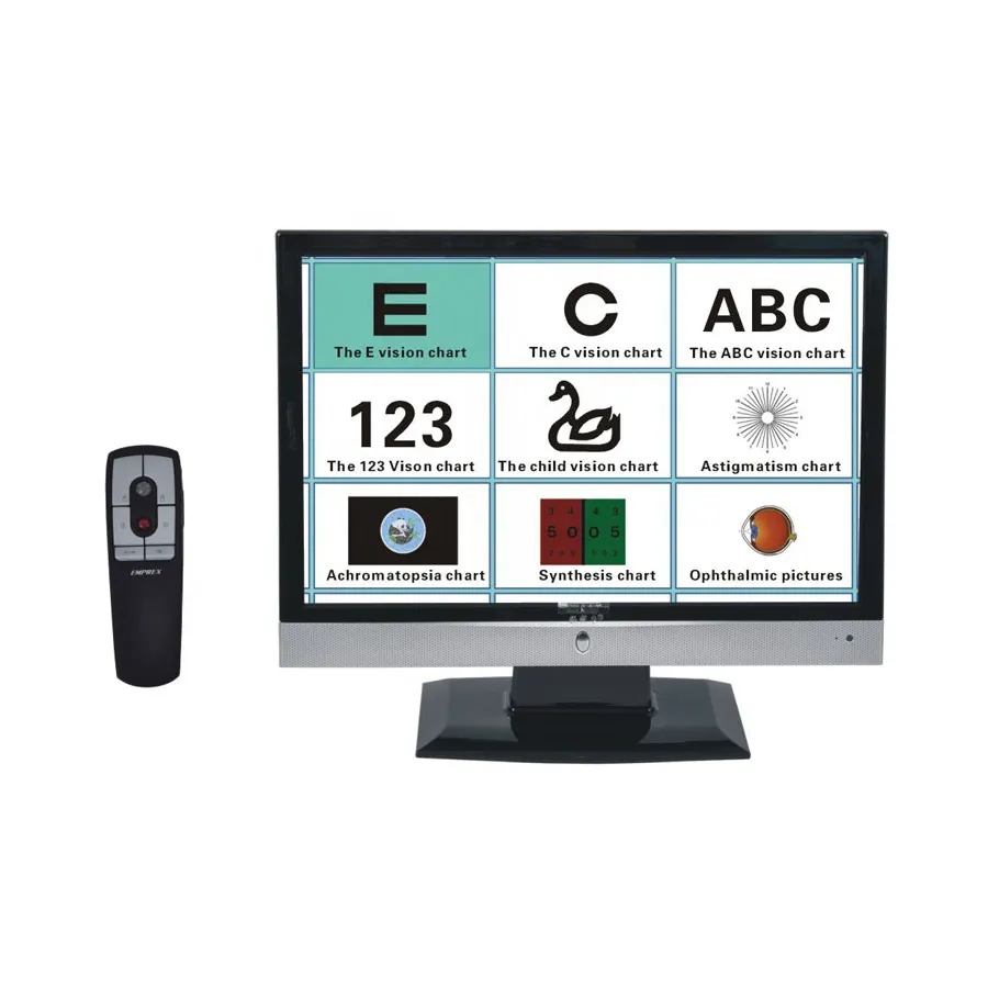 China Optical Instrument LCD Vision Chart with Remote Control