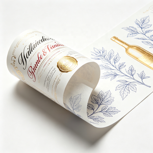 Étiquettes autocollantes personnalisées en forme d'avion pour scellage de boîtes, logo transparent, marque déposée, estampage à chaud or, petite série, étanches - Product Image 6