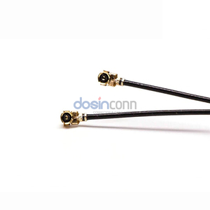 Câble coaxial RF à angle droit Mhf1 Mhf4 Ufl U.fl vers SMA RP Femelle Jack Câble d'extension 1.13 1.13mm Pigtail - Product Image 2