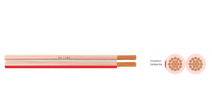 Fil de cuivre torsadé 16AWG 2x1,5mm² pour système audio haute fidélité domestique basse tension, qualité home cinéma, pour haut-parleurs - Product Image 3
